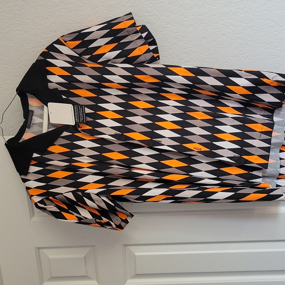 Men's Rockabilly Vintage style haloween bowler shirt